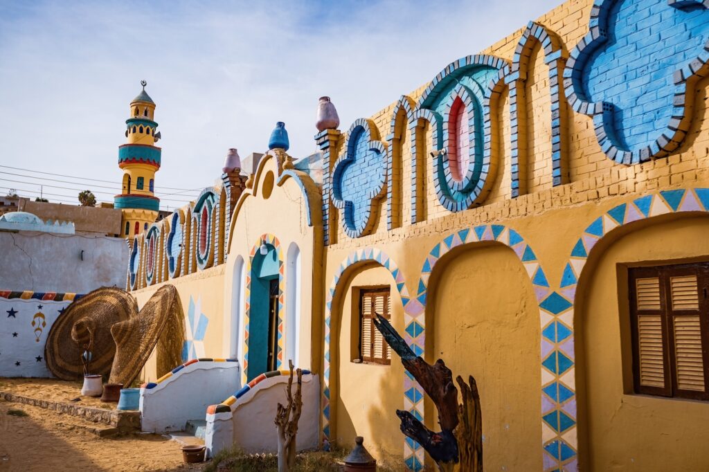 Nubian village traditional house