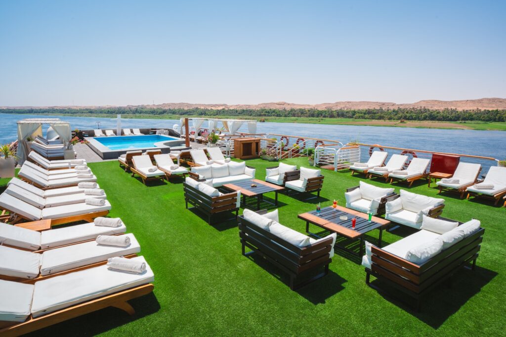 Acamar Amarco Nile cruise ship sun deck 2