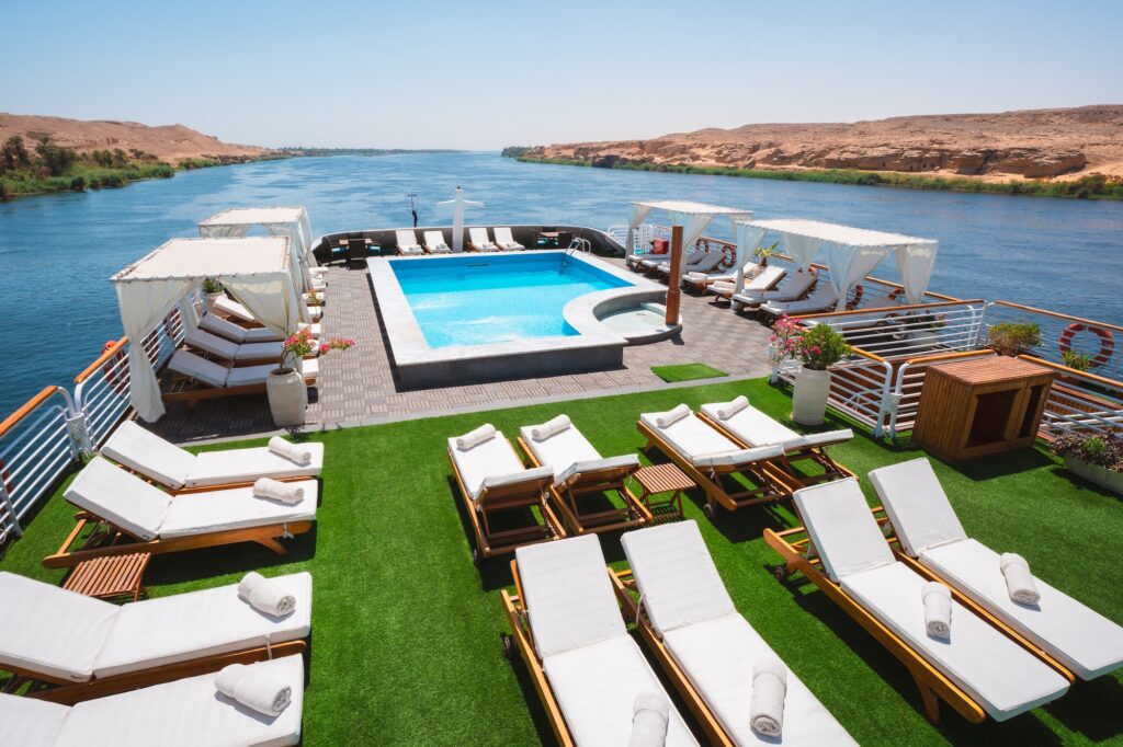 Acamar Amarco Nile cruise ship sun deck 6