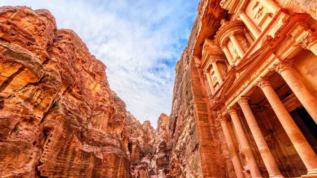 The ancient city of Petra