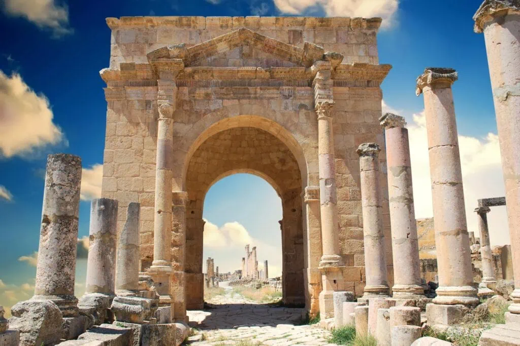 Ruins Of The Ancient City of Jerash, Jordan