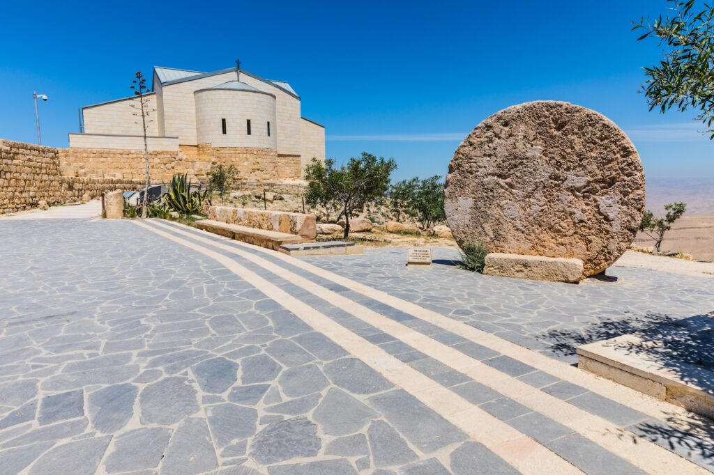 Basilica of Moses on top of Mount Nebo