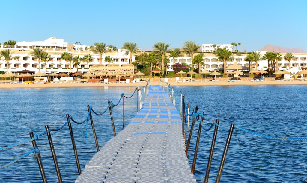 Beach At Luxury Hotel Sharm El Sheikh Egypt