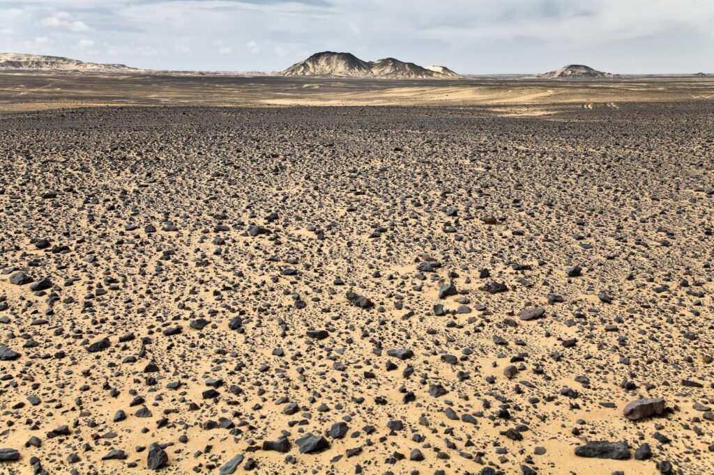 Valley of El Haiz in Bahariya Oasis, Egypt