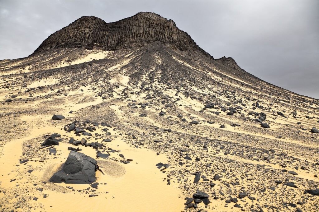 Valley of El Haiz in Bahariya Oasis, Egypt