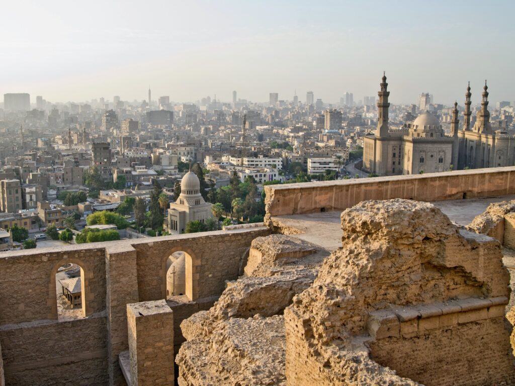 Cairo skyline from the Citadel