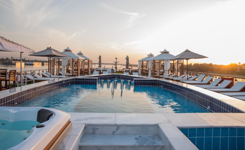 Champillion II Nile Cruise pool2