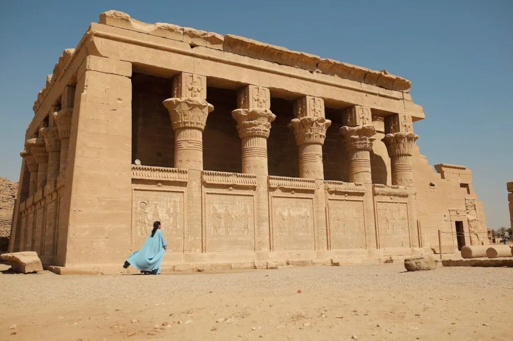 Exterior view of the Dendera Temple Complex
