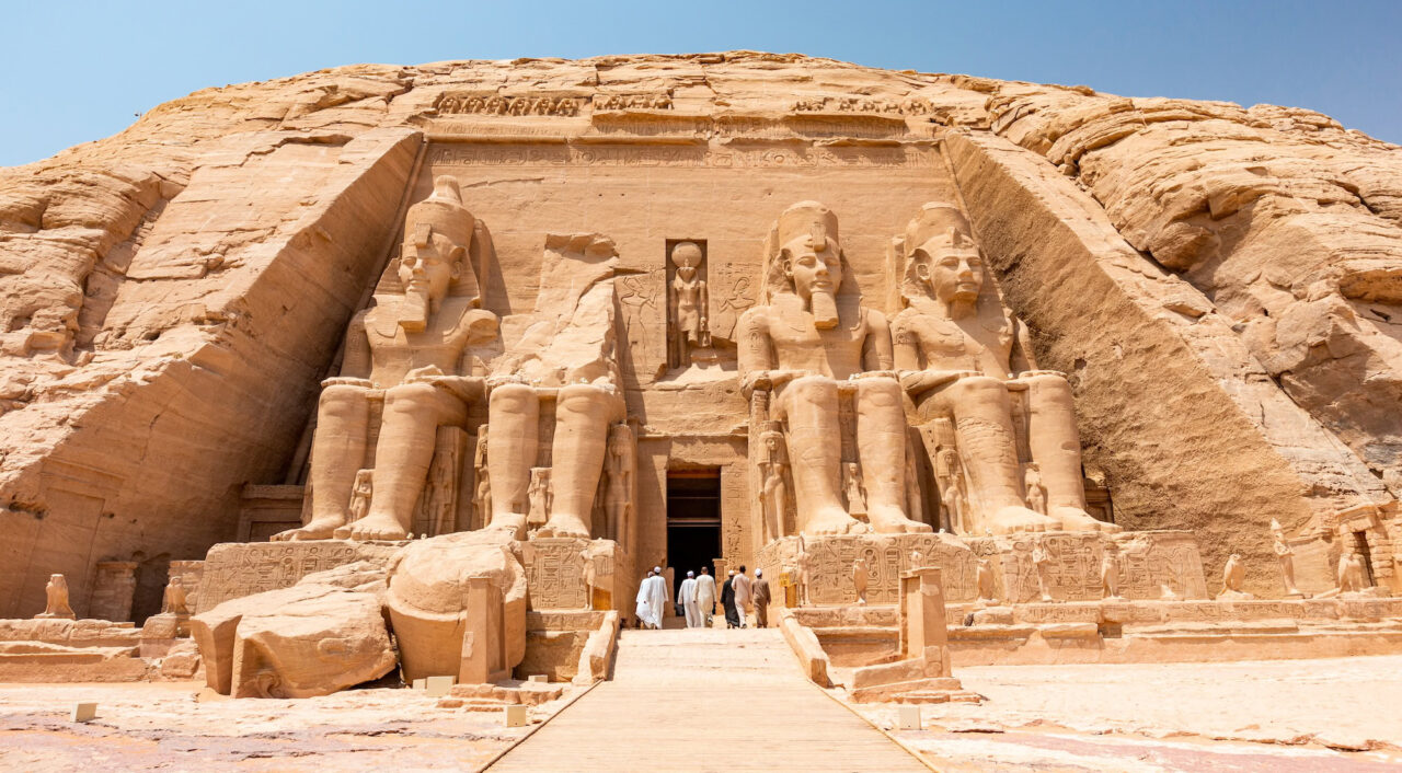 The Temple of Ramses II at Abu Simbel, Aswan