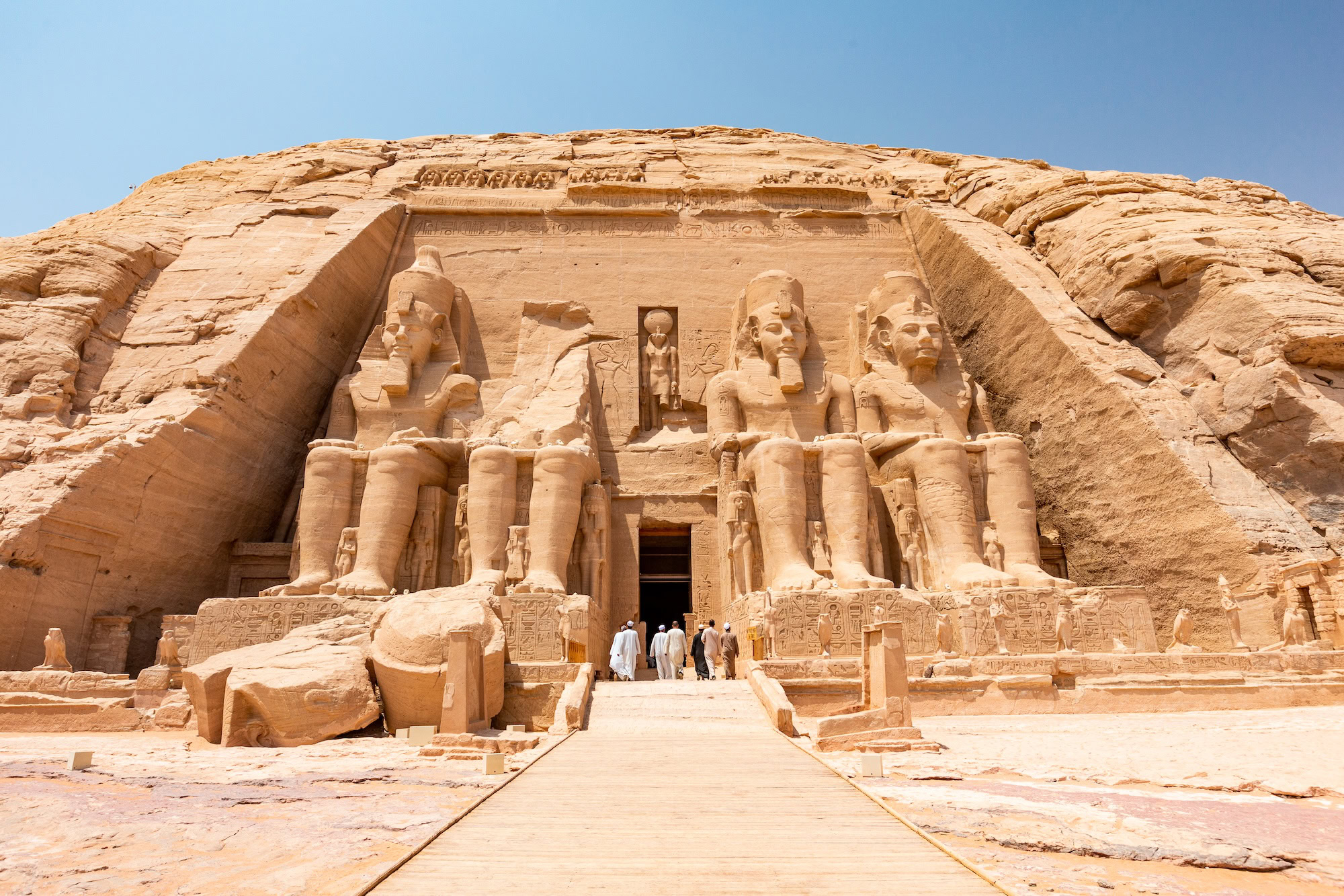 The Temple of Ramses II at Abu Simbel, Aswan