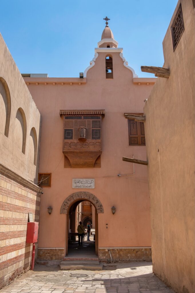 Entrance to the Coptic Orthodox Church of St. Barbara