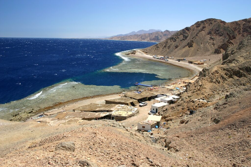 Blue Hole diving site, Dahab