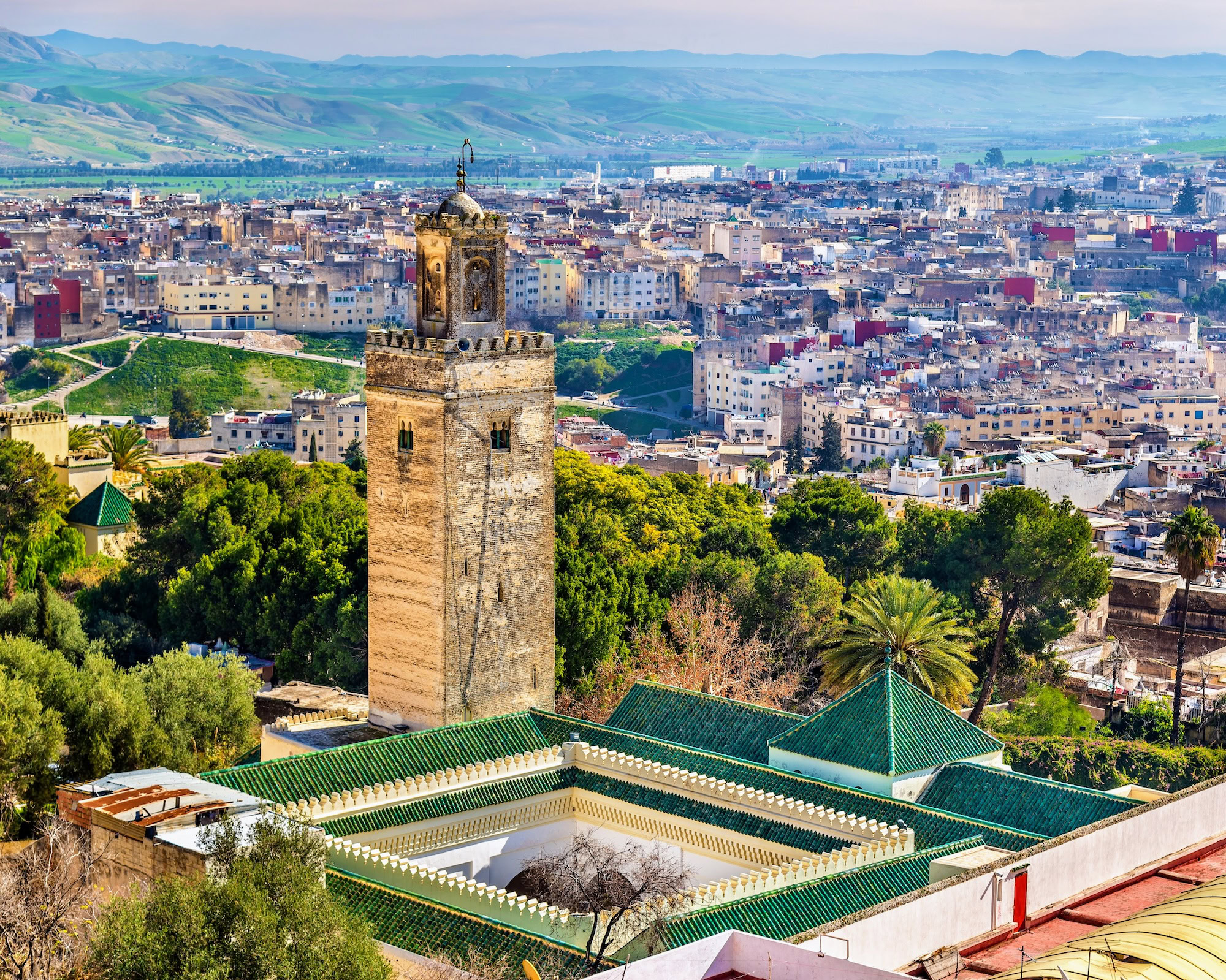 Mosque at Bab Guissa Gate, Fez, Morocco