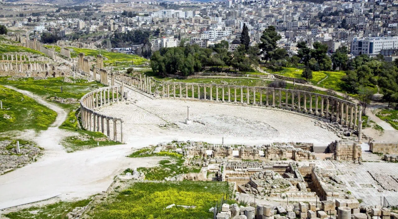 Oval Plaza, Jerash, Jordan