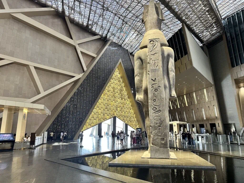 Grand Egyptian Museum hall