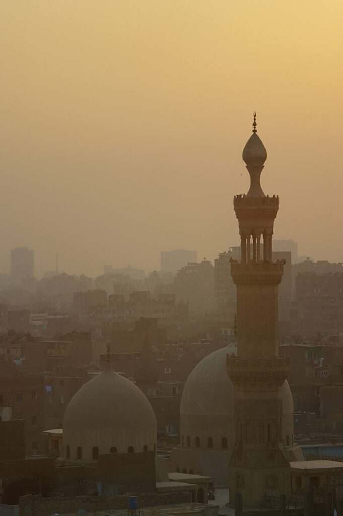 The medieval quarter in Cairo, also known as Islamic Cairo