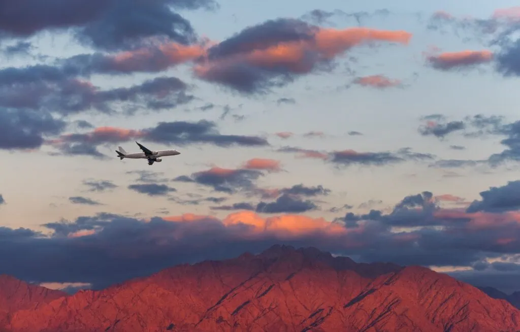 Sunset in Jordanian mountains near Eilat and Aqaba