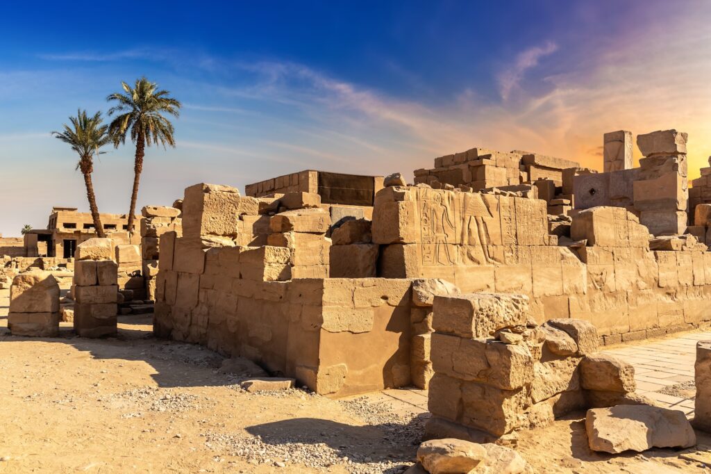 Karnak temple in a sunny day, Luxor
