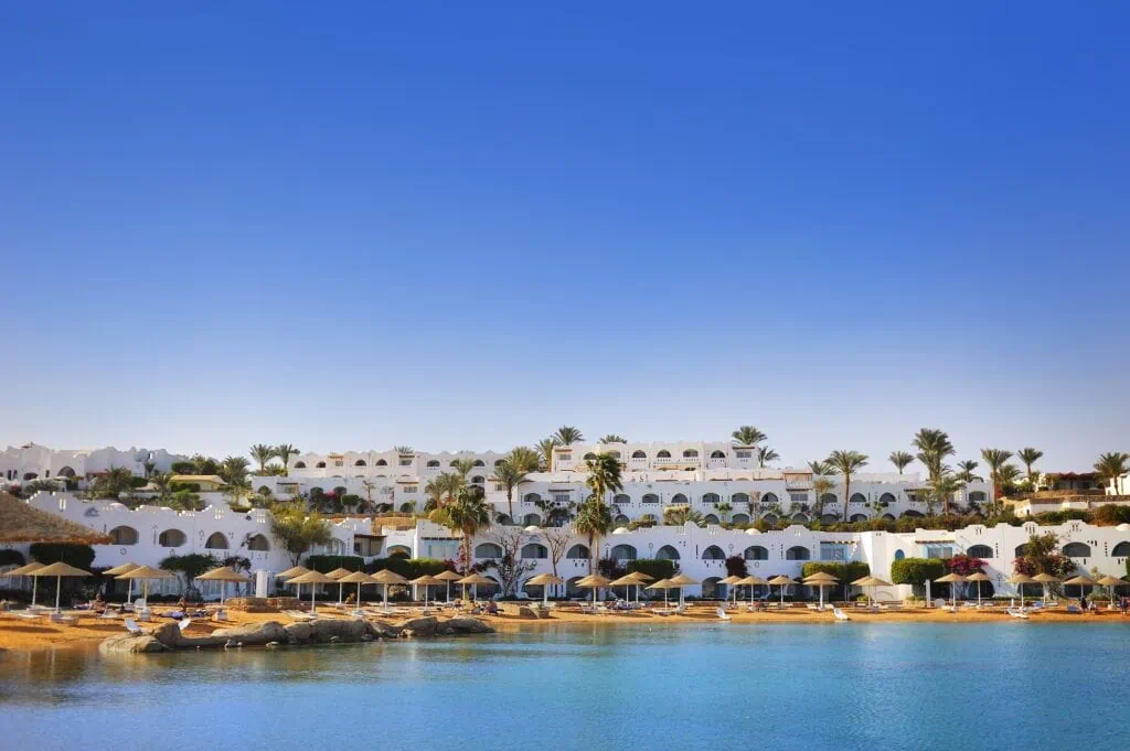 Luxury hotel in Naama Bay, Sharm el Sheikh, Egypt