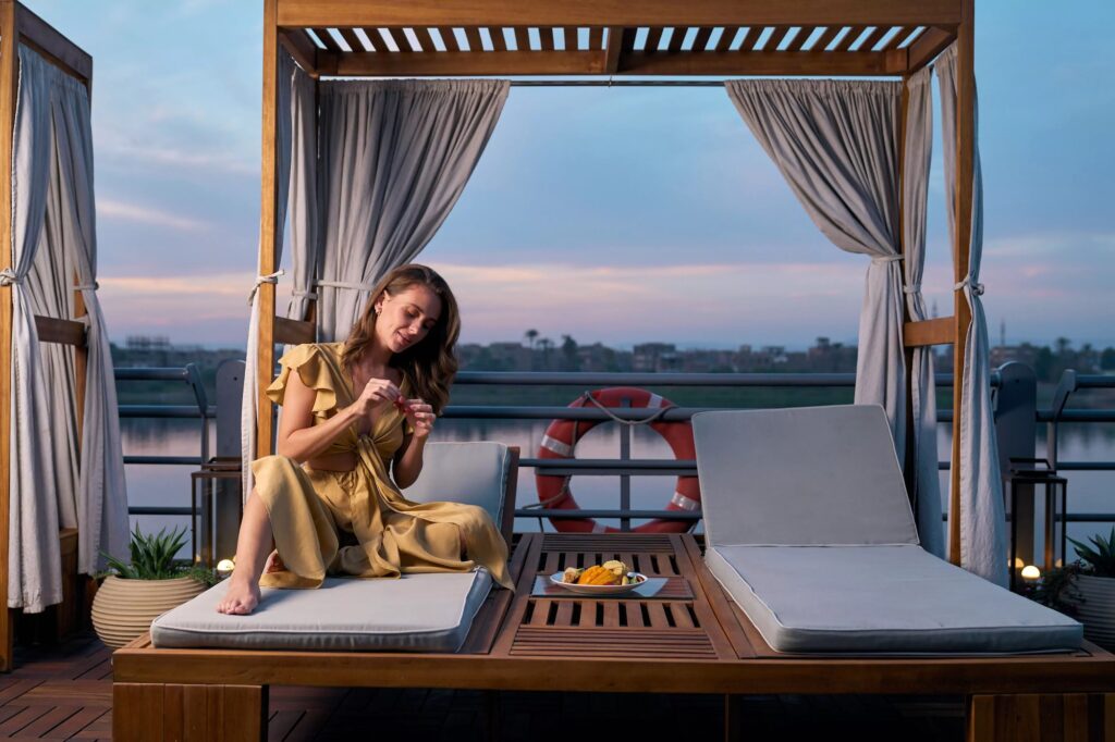 MS Esplanade nile cruise deck