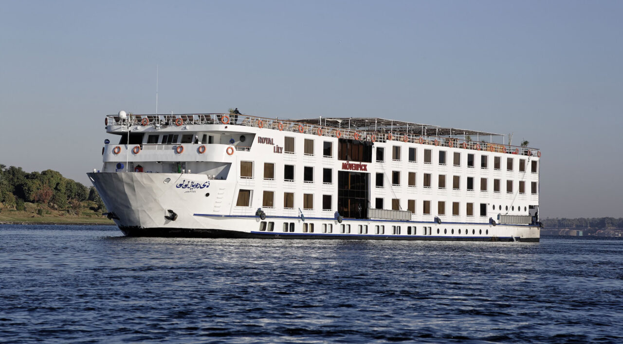 Mövenpick Royal Lily sailing on the Nile River
