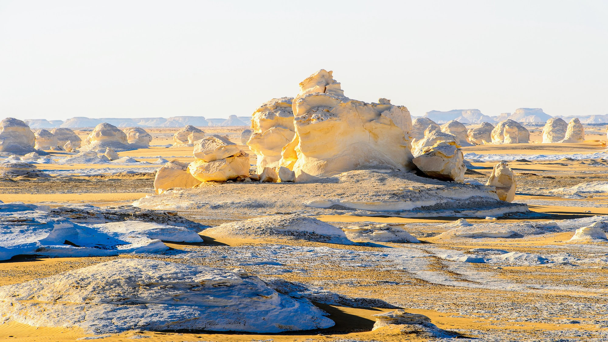 Chalk formations in the White Desert