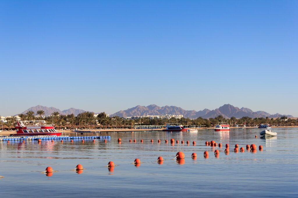 Naama Bay in Sharm El Sheikh, Egypt