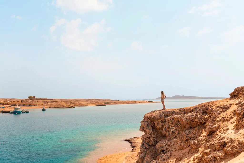 Seaside view of Ras Mohammed National Park