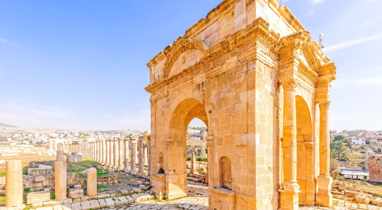 The ruins of Jerash, Jordan