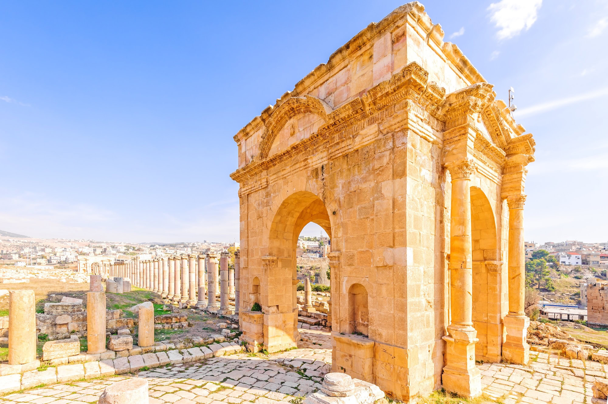 The ruins of Jerash, Jordan