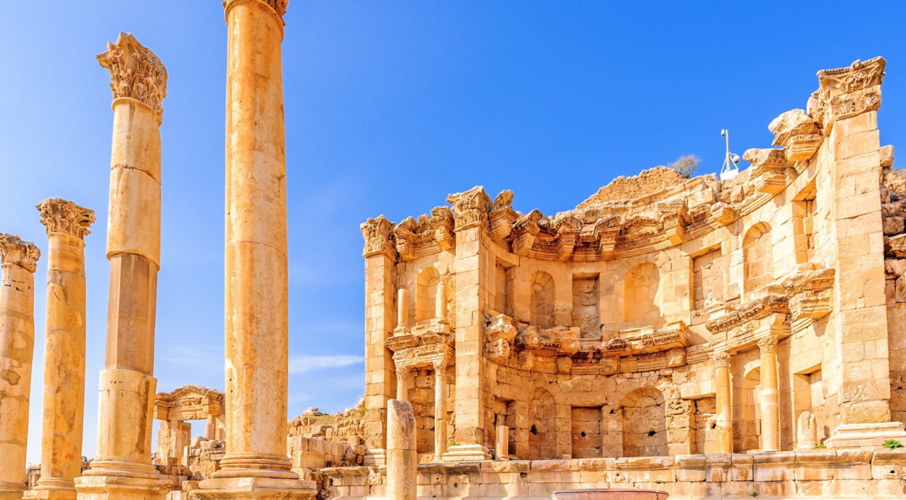 The ruins of Jerash, Jordan