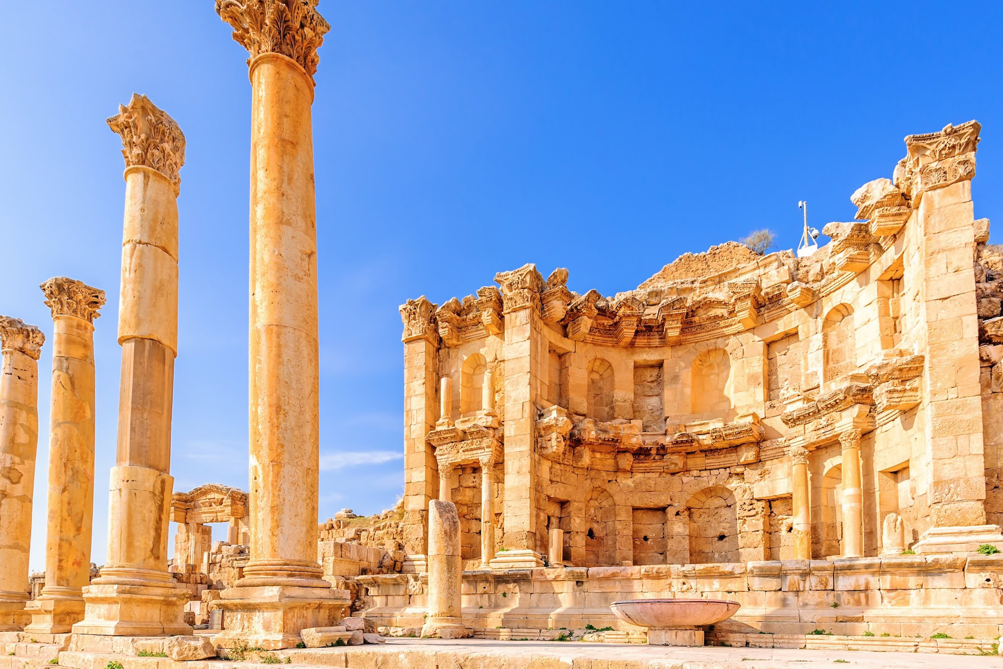 The ruins of Jerash, Jordan