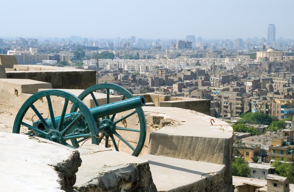 Old cannon at Saladin Citadel, Cairo