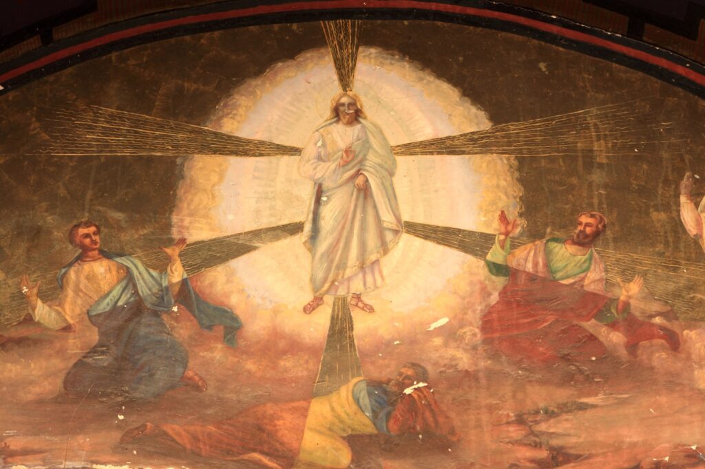 Historic icon above the entrance of St. Catherine’s Monastery