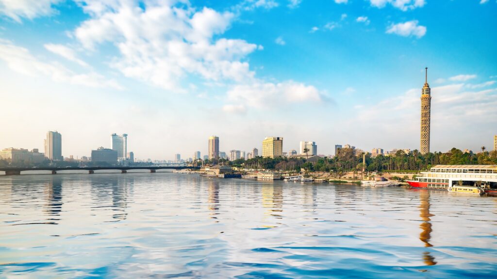 Nile River with a view of Cairo city