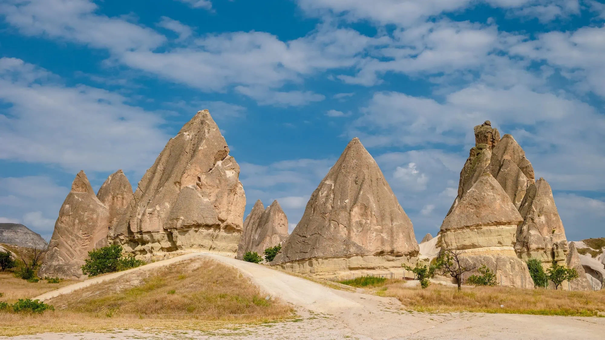 Spectacular fairy chimney rock formations in Pasabag Monks Valley, Cappadocia