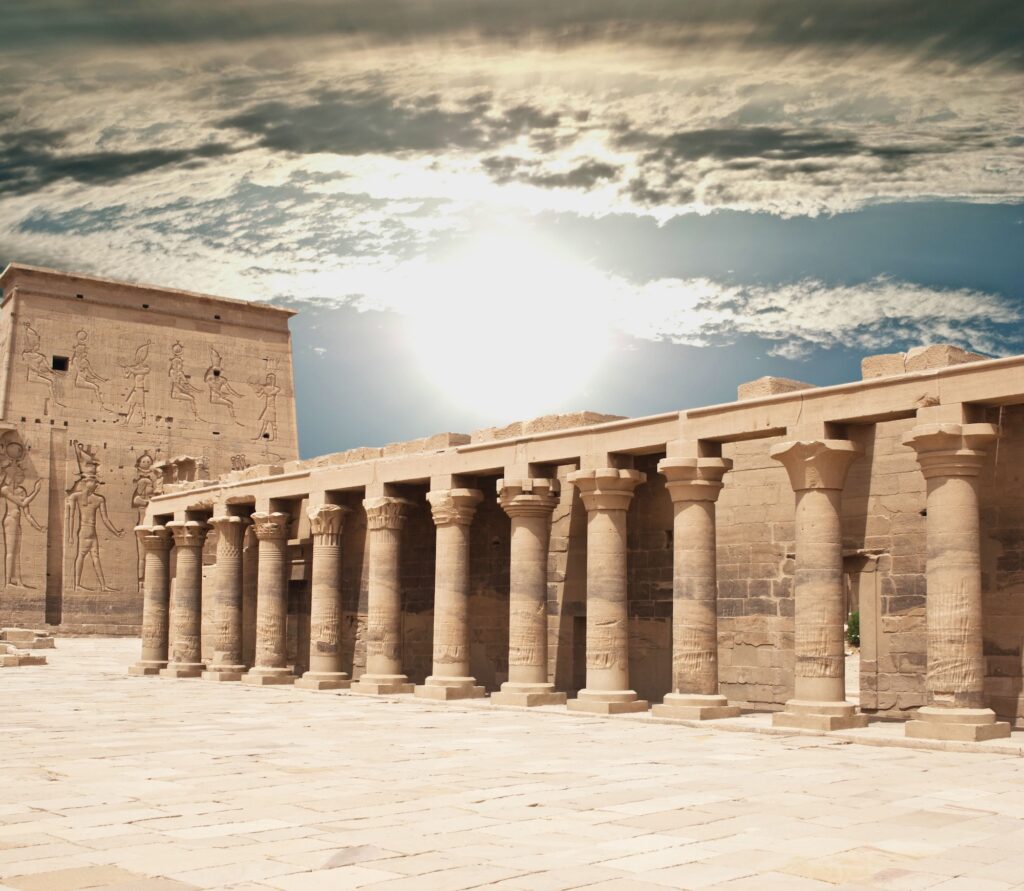  the iconic Philae Temple 