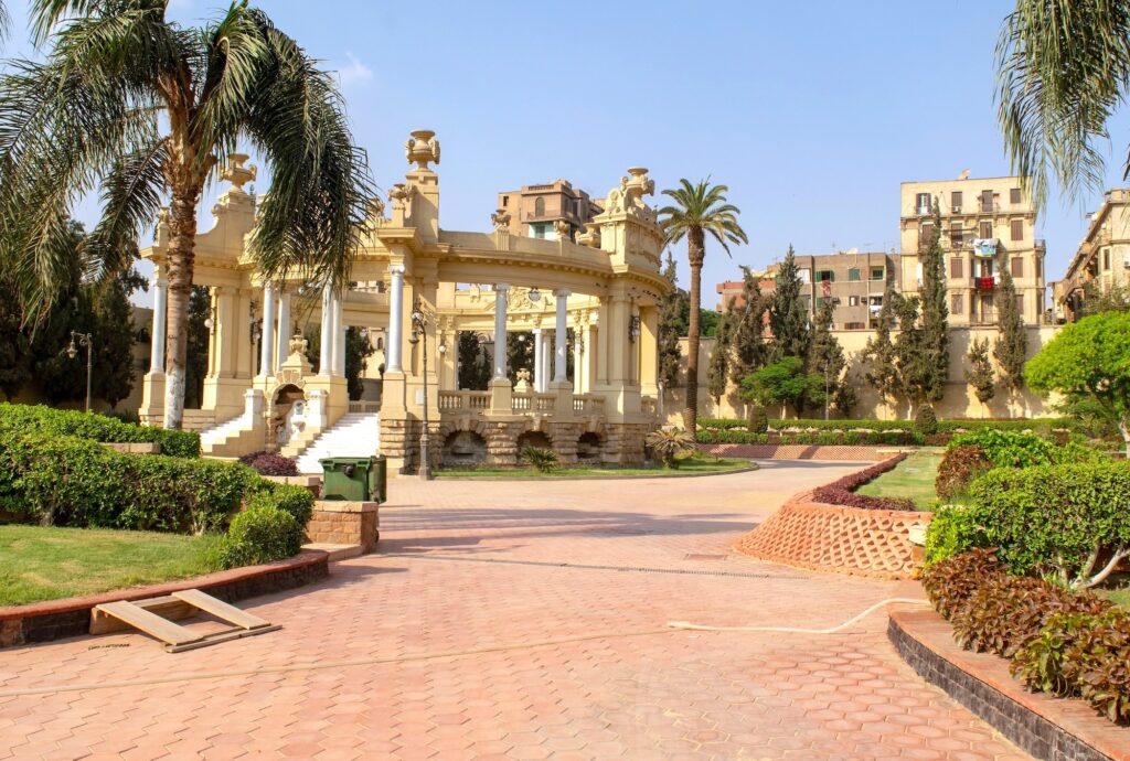 Inner courtyard of Abdeen Palace, Cairo, Egypt