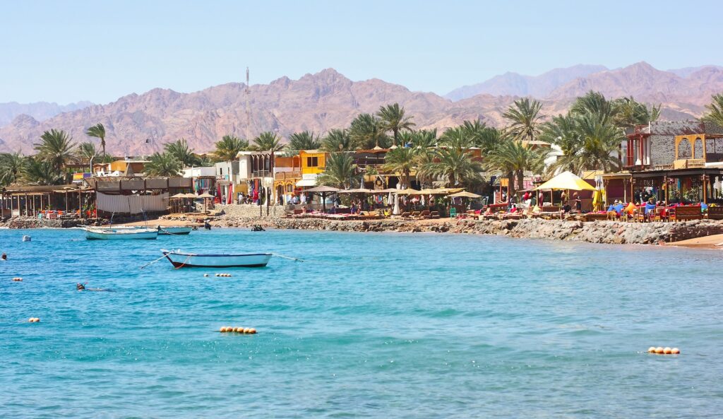 Red Sea coastline near Dahab