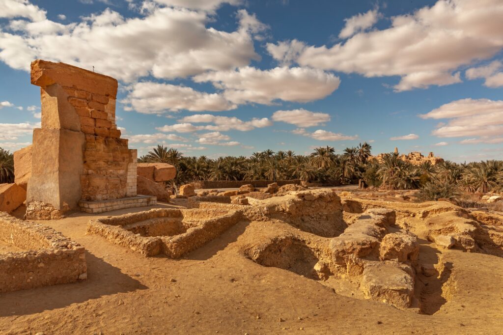 Ruins of Umm Ubayd Temple in Siwa Oasis