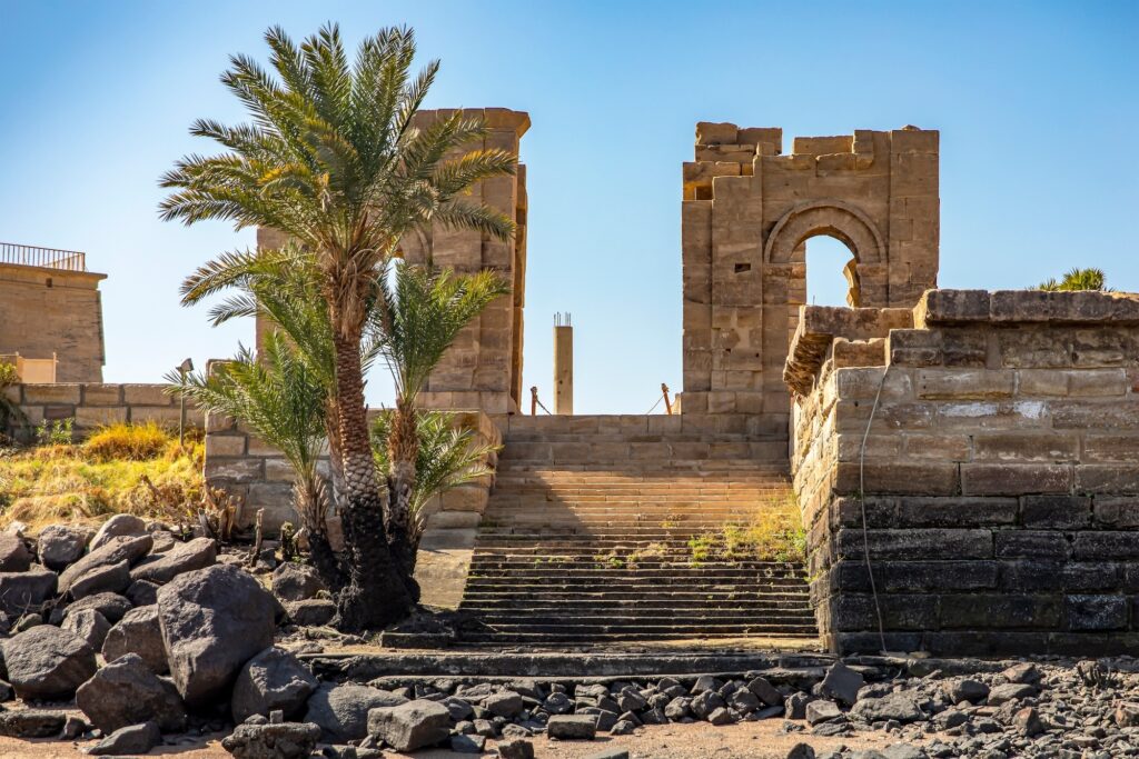 The Temple of Khnum in Aswan
