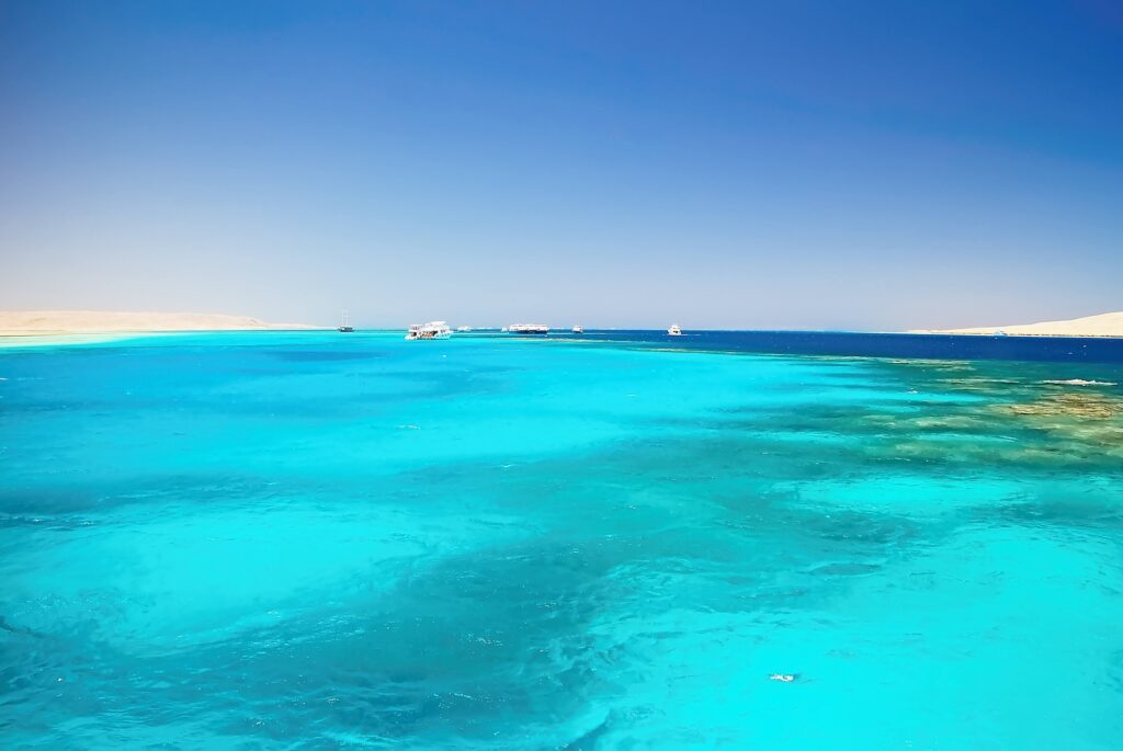 Snorkeling area near Giftun Island