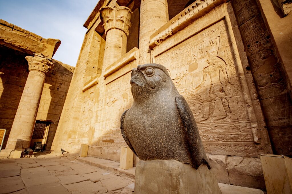 Statue of Horus, the falcon god