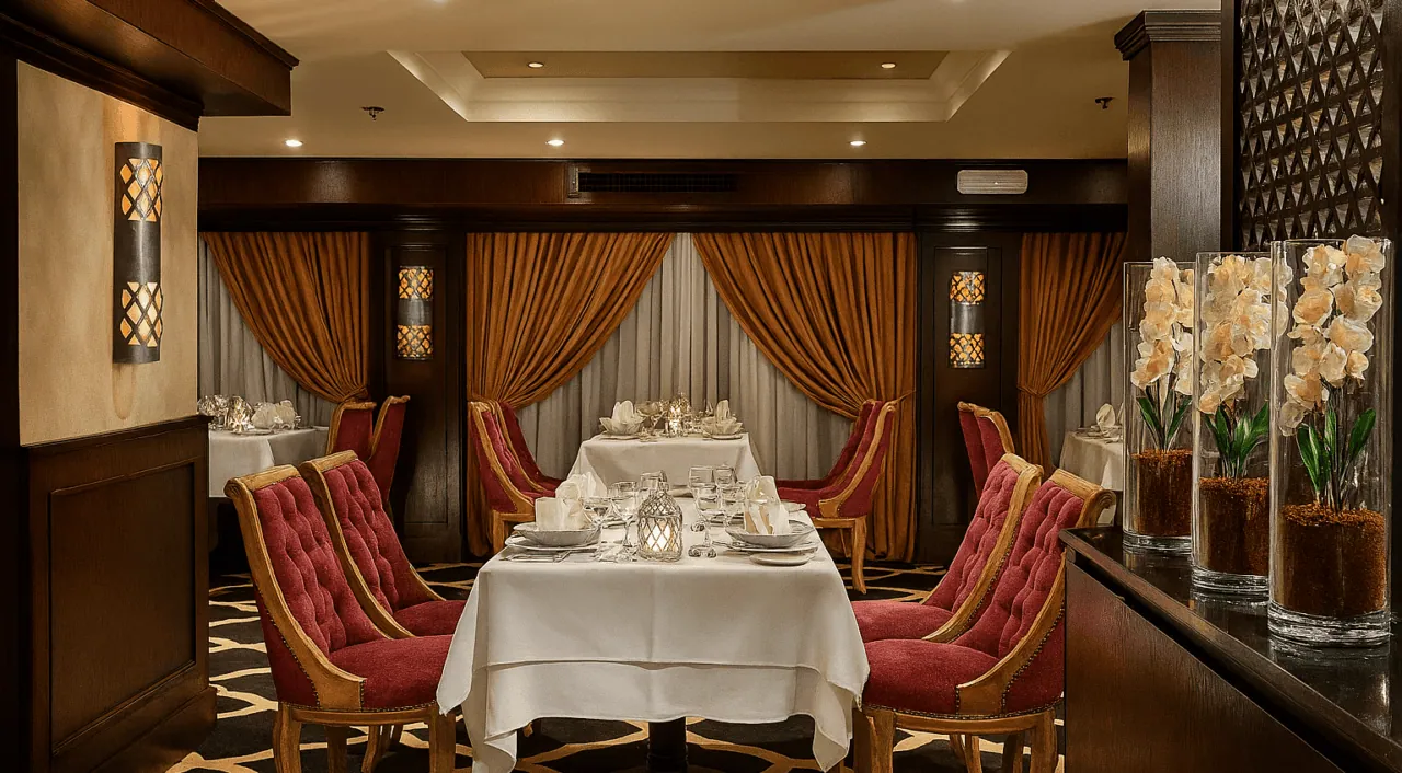 Elegant restaurant on MS Steigenberger Minerva