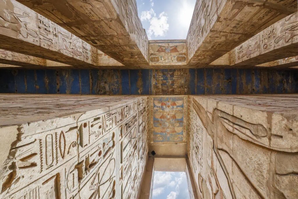 The Temple of Medinet Habu, Luxor