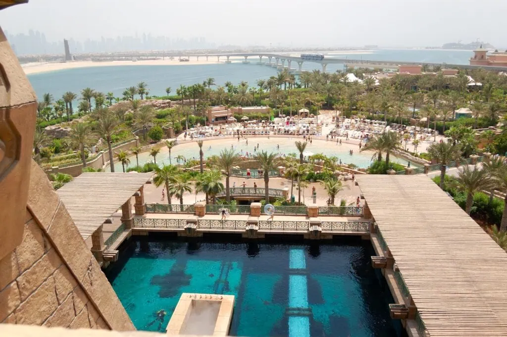 Aquaventure Waterpark at Atlantis The Palm on Palm Jumeirah island, Dubai
