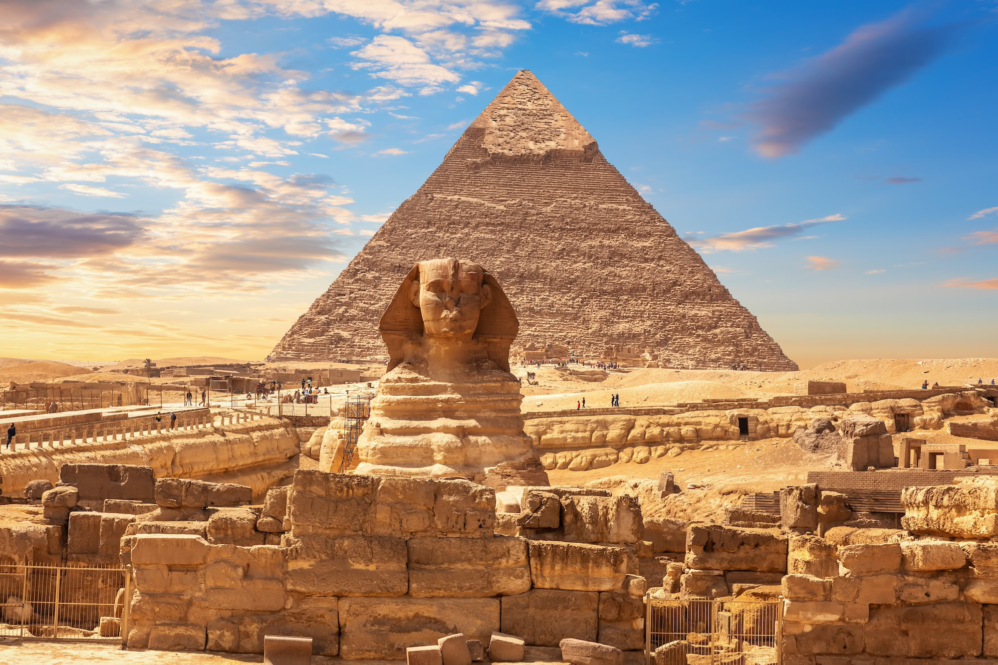 The Great Sphinx famous Wonder of the World Egypt Giza