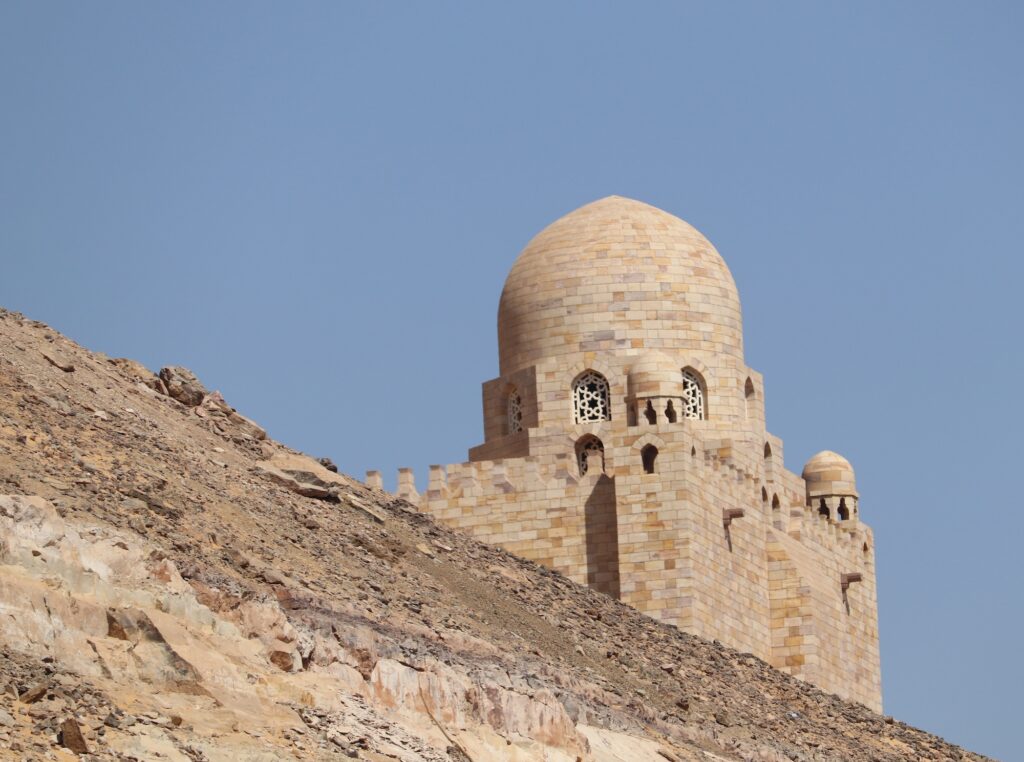 The Mausoleum of Aga Khan in Aswan Egypt