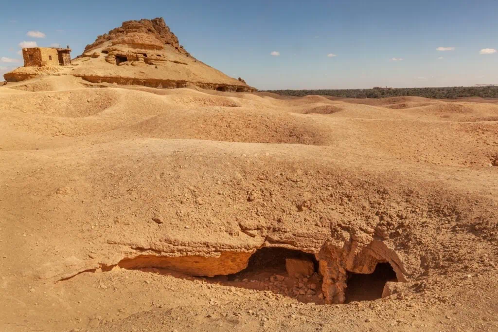 The Mountain of the Dead, Siwa Oasis, Egypt