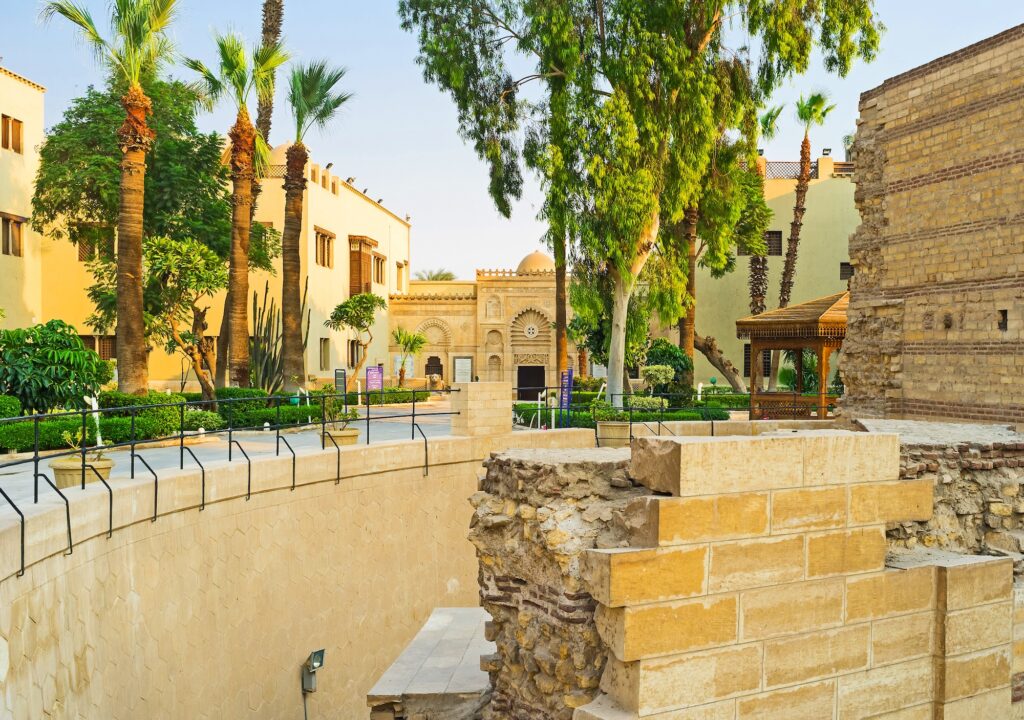 The ruins of the Fortress of Babylon